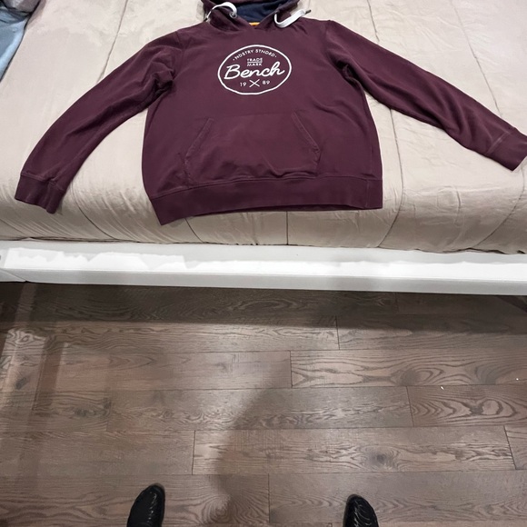 Bench Maroon Hoodie - Picture 4 of 9